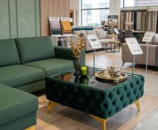 Luxury Velvet Chesterfield Coffee Table 63x63x35cm Square Velvet