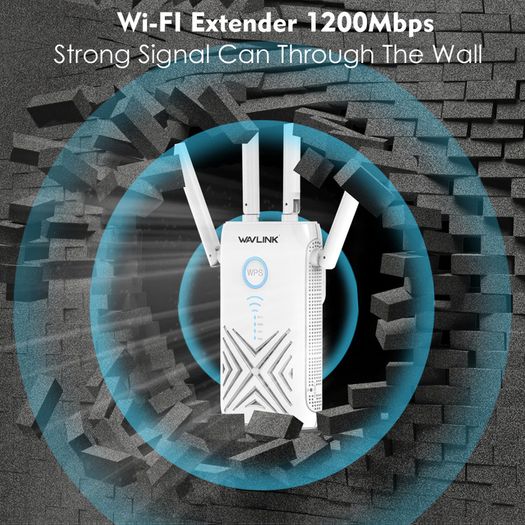 Wavlink AC1200 Dual Band (2.4GHz/5GHz) Gigabit 3-IN-1 WIFI Router/Range Extender & Signal Booster (UK Plug) (Brand New/Warranty)