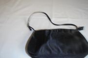 Black Satin Underarm Evening Bag for Sale