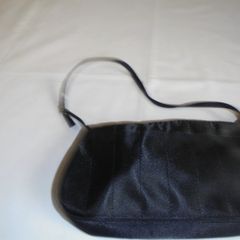Black Satin Underarm Evening Bag for Sale