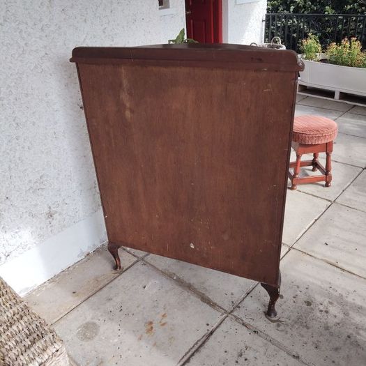 Vintage Bowfronted Display Cabinet