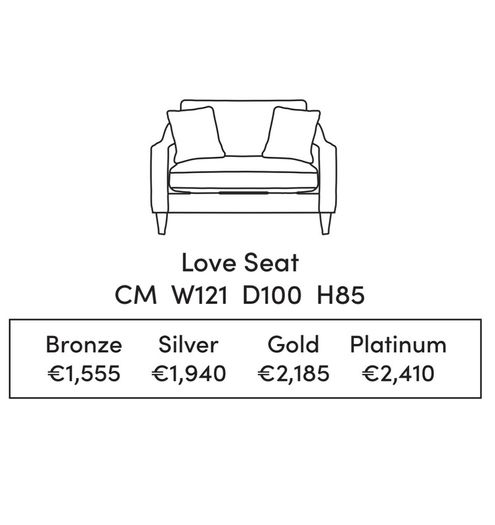 Finline Heidi Sofa & Love Seat
