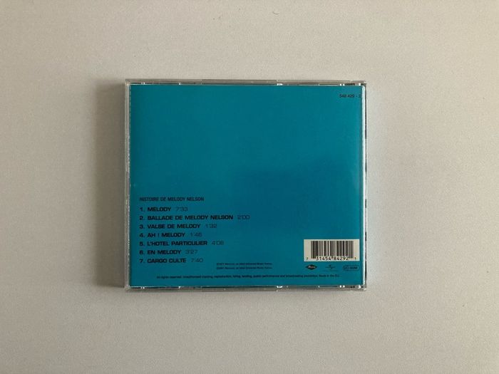 Serge Gainsbourg Histoire de Melody Nelson CD Nm