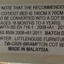 Cot Bed Image 3