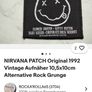 New Nirvana Vintage Patch Image 2