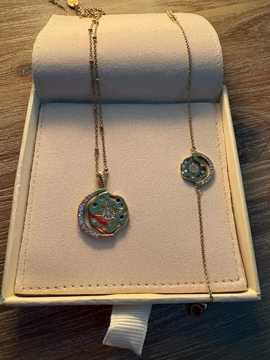 Mettle & Bloom Sun, Moon and Stars Necklace and Bracelet