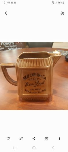 Whiskey jug