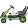 Pedal Go Kart with Adjustable Seat Green Image 2