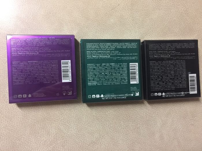 Huda Beauty Obsessions palettes
