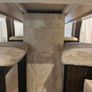 Dining Table + 4 Chairs - Solid Marble Top Image 5
