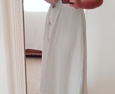 Zara Off White Midi Dress - S