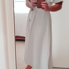 Zara Off White Midi Dress - S