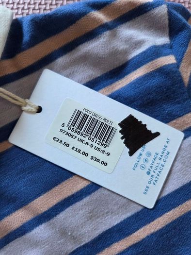 8-9years, With Tags FatFace Polo Dress