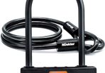 Combo Bike d Lock, Heavy Duty Combination d Locks for Bicycles with 5Ft Steel Cable, 14.6mm Shackle High Security Bike Lock, Large Bike U Lock for Ebike, Electric Bike, Scooter, Motorcycle