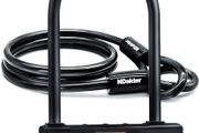 Combo Bike d Lock, Heavy Duty Combination d Locks for Bicycles with 5Ft Steel Cable, 14.6mm Shackle High Security Bike Lock, Large Bike U Lock for Ebike, Electric Bike, Scooter, Motorcycle
