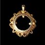 Pristine Vintage 9ct Gold Half-Sovereign Mount Image 5