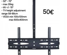 Tv Ceiling Mount Bracket Tilt 32"-72"