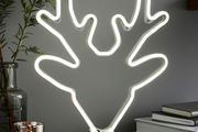 Neon Light Up Christmas Reindeer/Stag