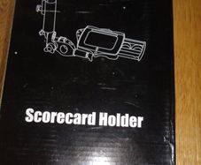 golf scorecard holder