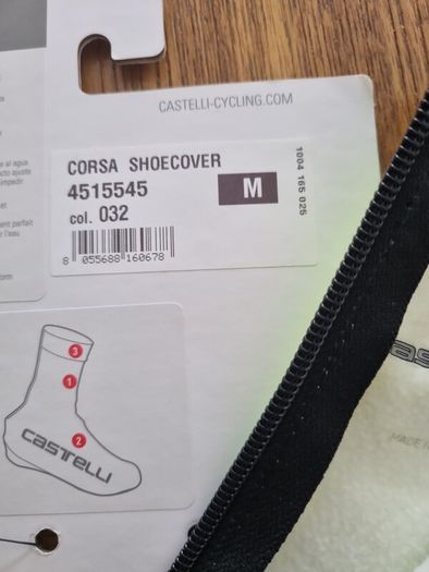 Castelli Cycling Shoecover (Brand New, Size M)