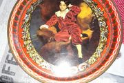 Portrait of Master Lambton, The Red Boy Round Tin Serving Tray Made in England. These are sought after vintage items, sometimes commemorating specific historical events