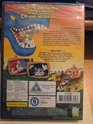 Brand New Sealed Tom and Jerry DVD
