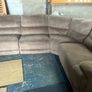 Beige corner recliner sofa delivery available Image 4