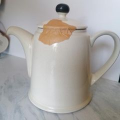 Vintage stoneware Denby Cinnamon teapot
