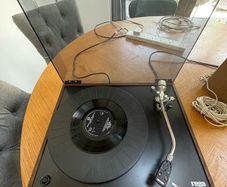 Vintage record player