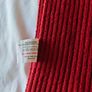 Liverpool FC Official Scarf - LFC Red Ribbed Knit - Liverbird Patch - Official Product Image 4