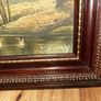 vintage landscape paintings in frame Image 4