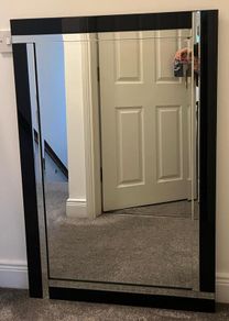 Modern mirror black