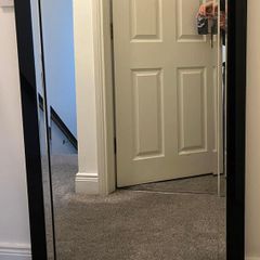 Modern mirror black