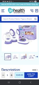 Closed system breast pump