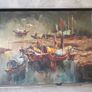 Vintage - Painting on Canvas - P. Wong Image 2