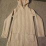 Designer Miss mona baby pink wooly girls dress age 7to 8 hoody Image 3