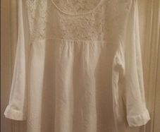 Beautiful Vero Moda Blouse with lace size XL UK14 EUR42 Postage included