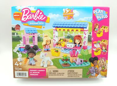Barbie MEGA Building Sets 2021 Farmer's Market 90 pcs HDJ85 Compatible with LEGO