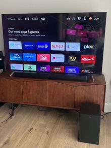 Tv  + Soundbar & Subwoofer