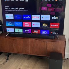 Tv  + Soundbar & Subwoofer