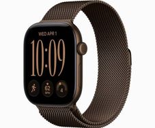 Apple Watch  series 12 46mm Dark Bronze Aluminium with Milanese Loop