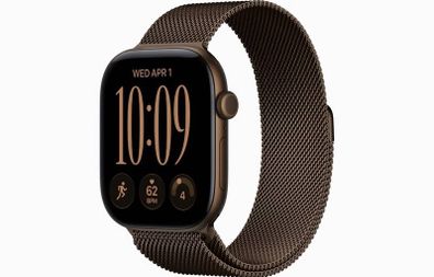 Apple Watch  series 12 46mm Dark Bronze Aluminium with Milanese Loop