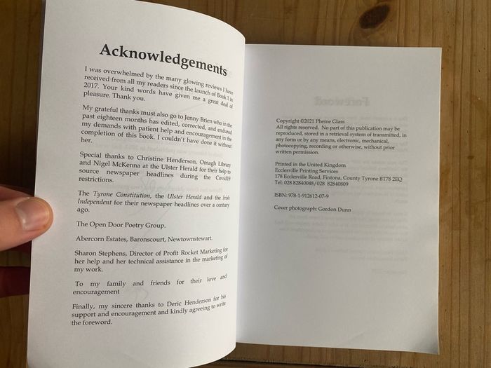 Pheme Glass SIGNED The Blossom or The Bole 2 Book