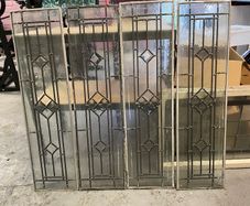 Leaded glass panels, price reduced