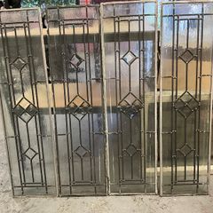 Leaded glass panels, price reduced