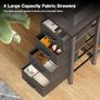 Corner Desk with Drawers 100x70 cm, Grey Image 4