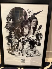 Framed Star Wars Poster