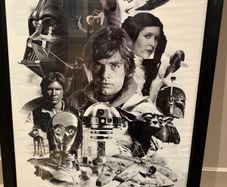 Framed Star Wars Poster