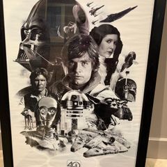 Framed Star Wars Poster