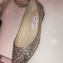 Brand new Jimmy Choo gold glitter shoes Image 2